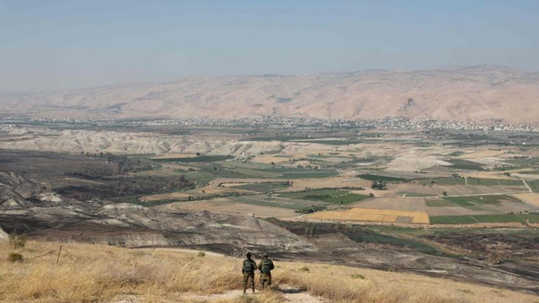 Ισραηλινοί διαδηλωτές ζητούν άμεση προσάρτηση της Κοιλάδας του Ιορδάνη