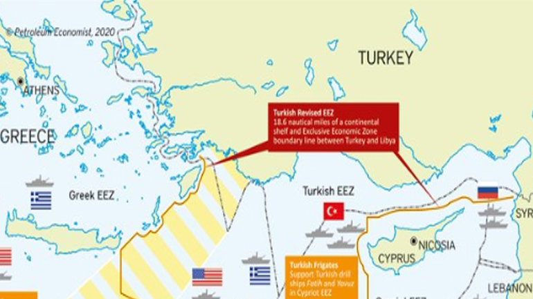 Συνωστισμός πλοίων στην Αν. Μεσόγειο: Δείτε χάρτη με τις θέσεις όλων των ναυτικών δυνάμεων