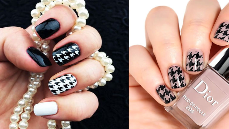 To Pied de Poule είναι το κορυφαίο nail trend της χρονιάς