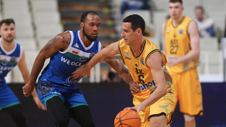 Δεύτερη με πλεονέκτημα έδρας η ΑΕΚ, 83-72 την Άνβιλ