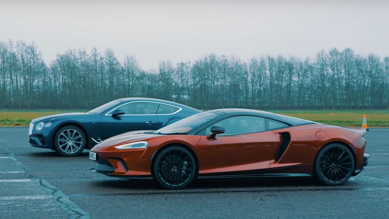 Η Bentley Continental GT τα βάζει με τη McLaren GT
