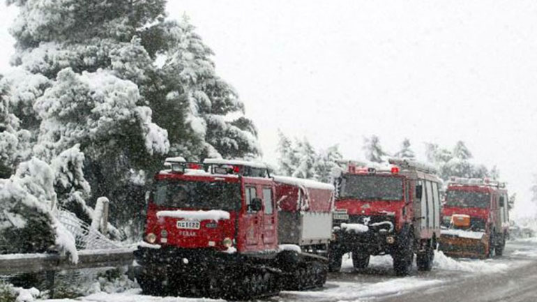 Στα λευκά η Θεσσαλονίκη: Χιόνια σε Χορτιάτη, Ασβεστοχώρι και Φίλυρο