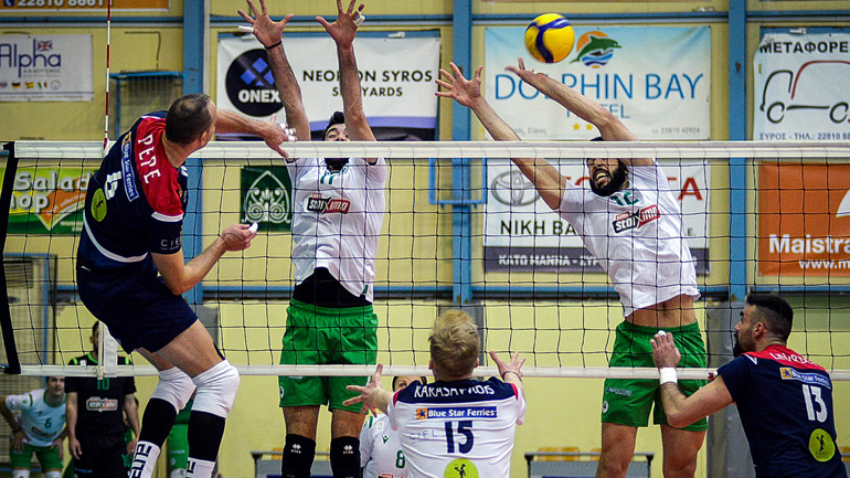 Βόλεϊ: Αποκλεισμός για τον Παναθηναϊκό στη Σύρο