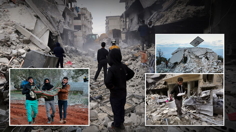 Μακελειό Τούρκων και Σύρων στο Ιντλίμπ Μακελειό Τούρκων και Σύρων στο Ιντλίμπ