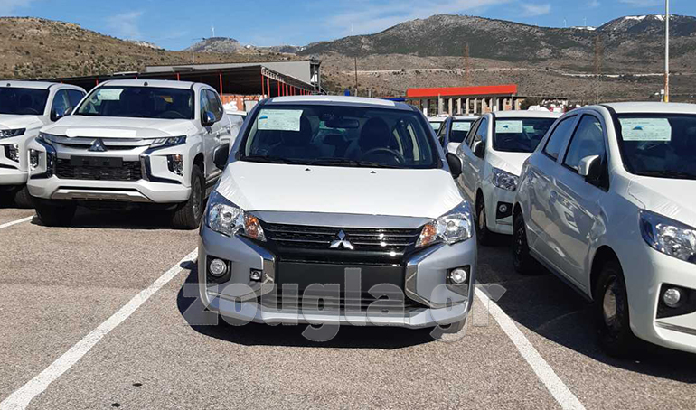 Το νέο Mitsubishi Space Star στα logistics της εισαγωγικής εταιρείας...