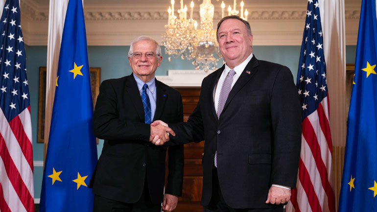 Στην Ουάσινγκτον ο Ζοζέπ Μπορέλ – Στην ατζέντα το σχέδιο Τραμπ για τη Μέση Ανατολή