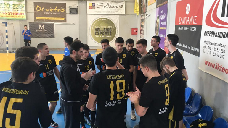 Χάντμπολ: Στην κορυφή αήττητοι οι έφηβοι της ΑΕΚ