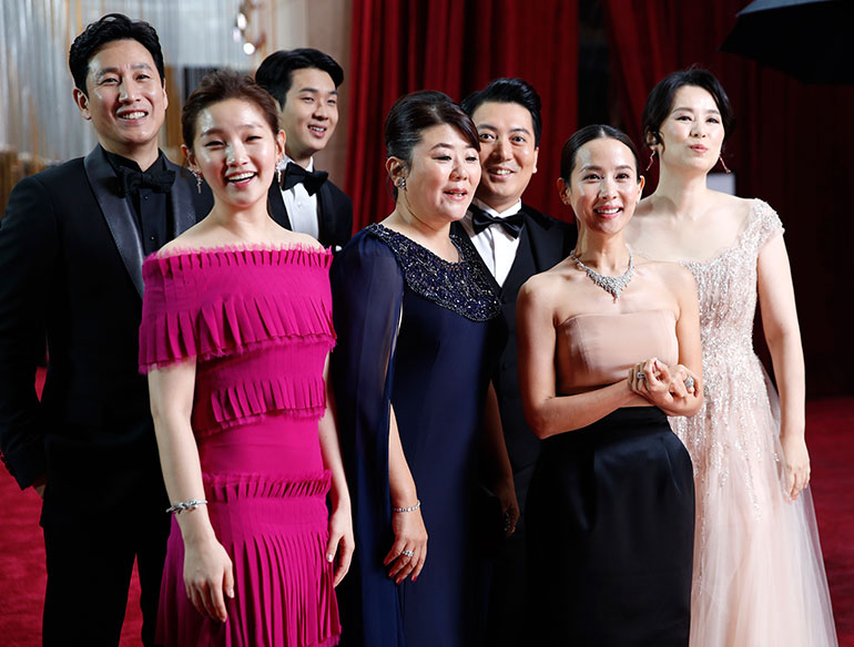 The cast της ταινίας «Parasite»