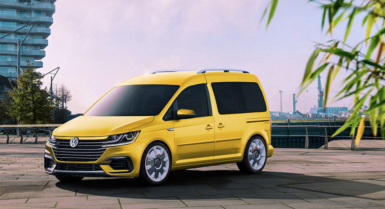 Το VW Caddy θα παίξει πρωταγωνιστικό ρόλο στην εκδήλωση...