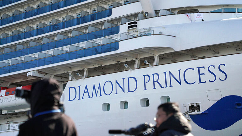 Άλλα 60 επιβεβαιωμένα κρούσματα εντοπίστηκαν σε κρουαζιερόπλοιο στη Γιοκοχάμα
