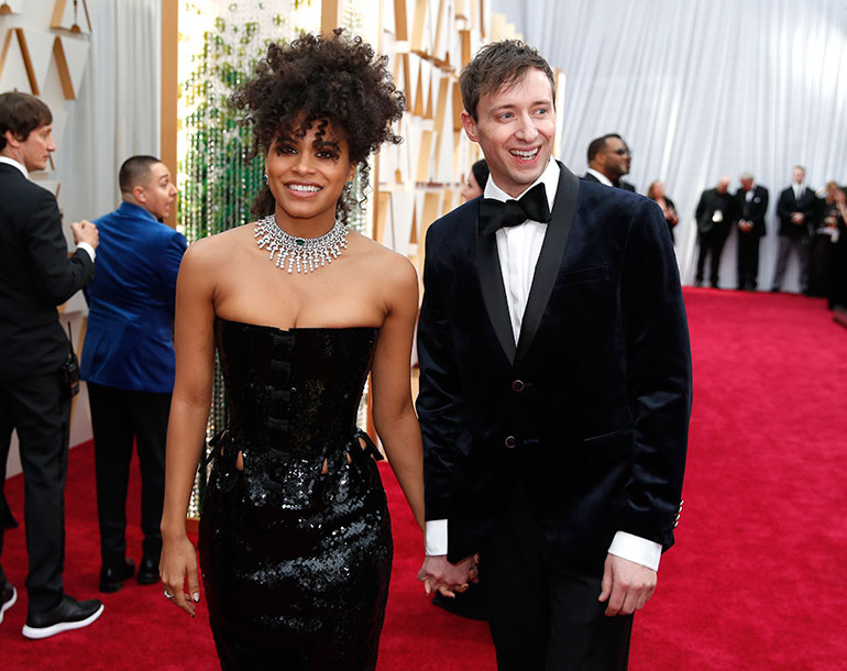 Η Zazie Beetz, αριστερά, και ο David Rysdahl