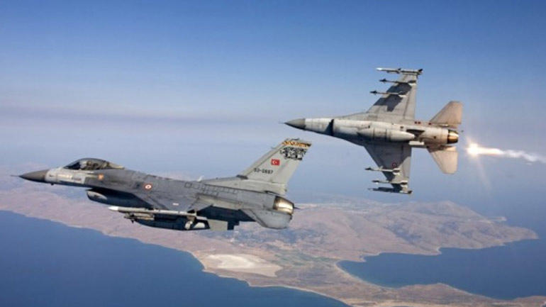Τουρκικά F-16 πραγματοποίησαν υπερπτήση πάνω από τους Λειψούς και τους Αρκιούς