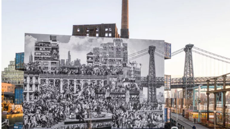 «Τα Χρονικά της Νέας Υόρκης», μια τοιχογραφία με περισσότερους από 1.000 Νεοϋρκέζους