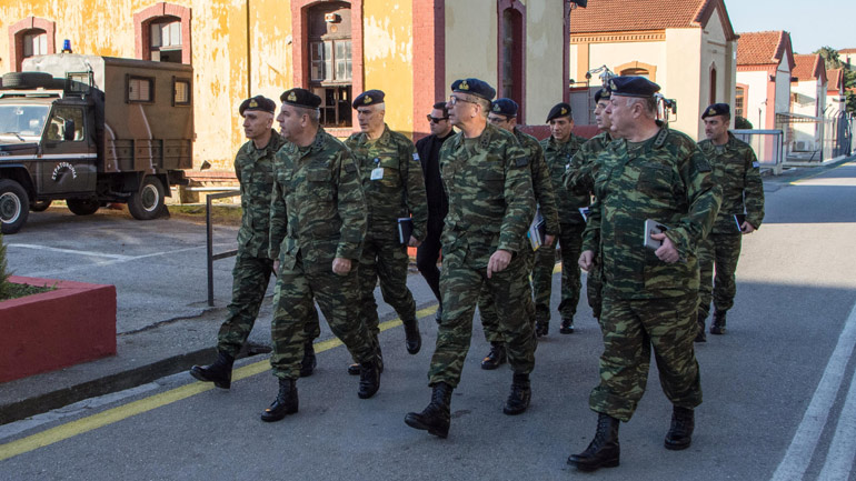 Ο Αρχηγός του ΓΕΣ στην έδρα του Γ΄ Σώματος Στρατού