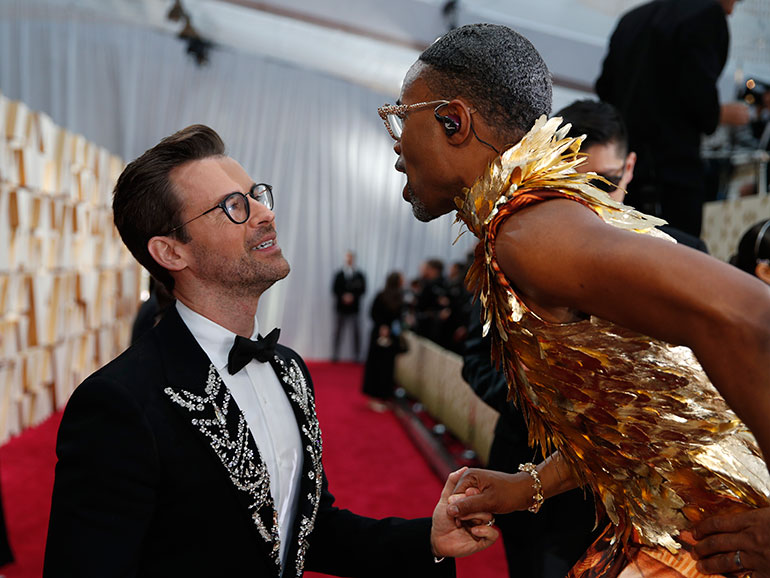 Ο Brad Goreski,αριστερά και ο Billy Porter