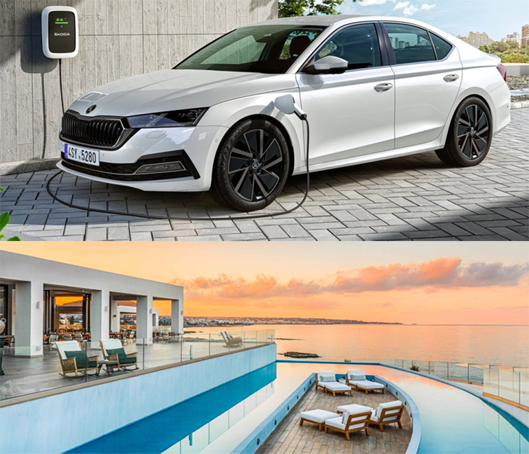 H Skoda Octavia θα παρουσιαστεί στο πολυτελές ξενοδοχείο της Κρήτης Abaton Island Resort & Spa hotel 