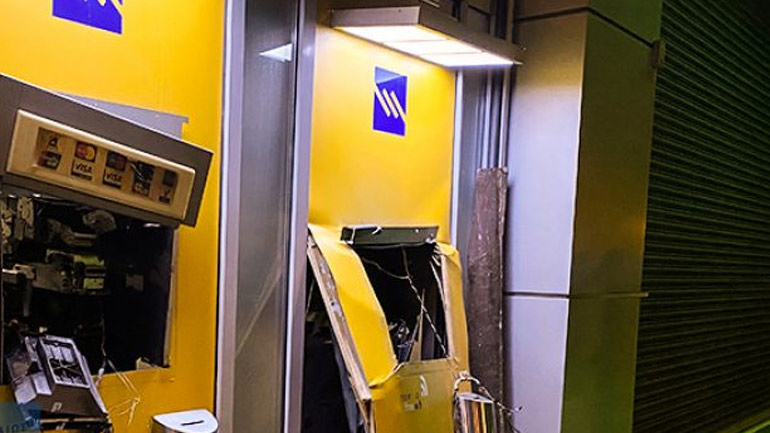 Ανατίναξαν ΑΤΜ στην Πυλαία Θεσσαλονίκης