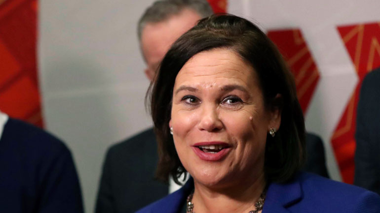 Το Σιν Φέιν καλεί την Ε.Ε. να υποστηρίξει το σχέδιο επανένωσης της Ιρλανδίας