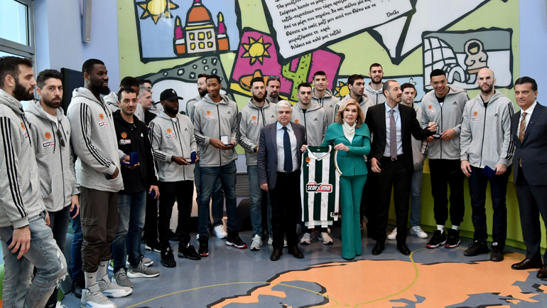 H ΚΑΕ Παναθηναϊκός στο πλευρό των παιδιών του συλλόγου «Ελπίδα»