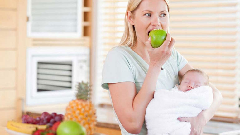 Η διατροφή της μητέρας κατά τη διάρκεια του θηλασμού