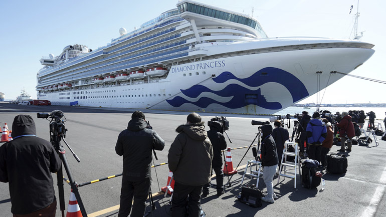 Κορωνοϊός: 44 νέα κρούσματα στο κρουαζιερόπλοιο Diamond Princess