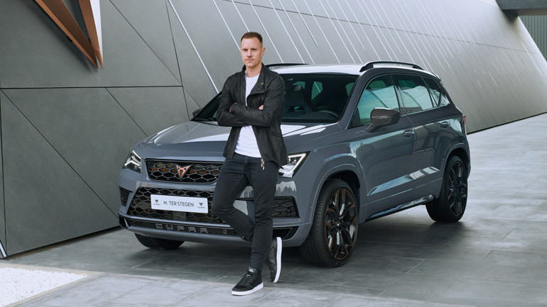 Ο τερματοφύλακας της Μπαρτσελόνα οδηγεί το CUPRA Ateca