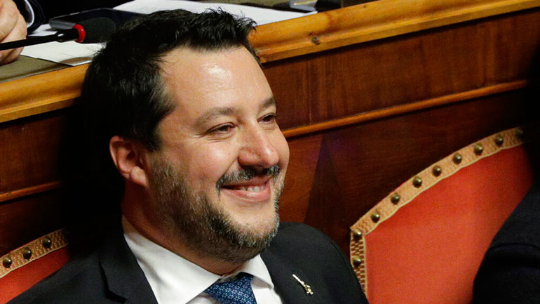 Ματέο Σαλβίνι: «Δεν νομίζω ότι θα με καταδικάσουν»