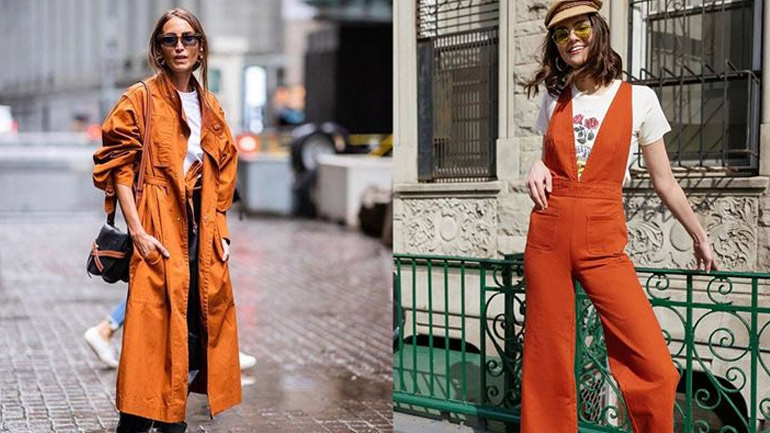 Το burnt orange είναι το top χρώμα της σεζόν!