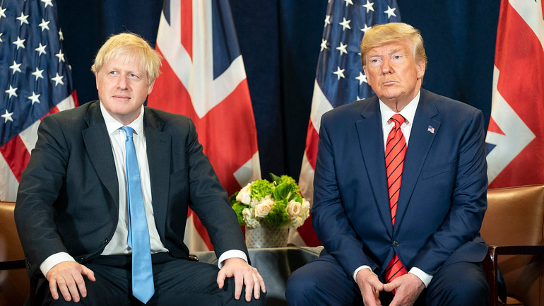 Sun: Τον Ιούνιο η συνάντηση Τζόνσον – Τραμπ