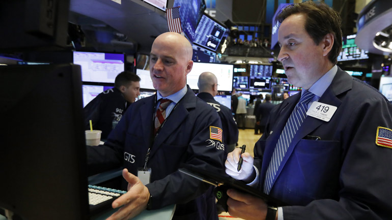 Μικτά πρόσημα στη  Wall Street