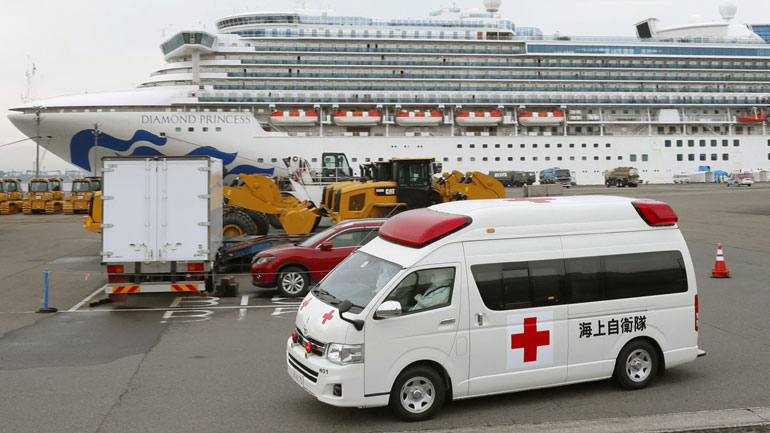 Κορωνοϊός: 67 επιβεβαιωμένα νέα κρούσματα στο κρουαζιερόπλοιο στην Ιαπωνία