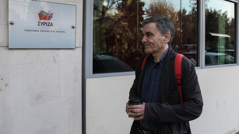 Τσακαλώτος στην ΚΕ ΣΥΡΙΖΑ: Δεν θεωρώ ότι το όνομα είναι το μείζον θέμα