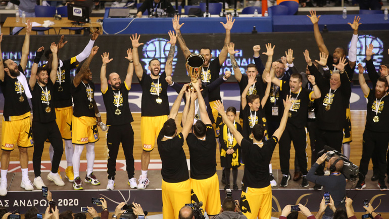 Κατάκτησε το Κύπελλο Ελλάδας η ΑΕΚ, 61-57 τον Προμηθέα