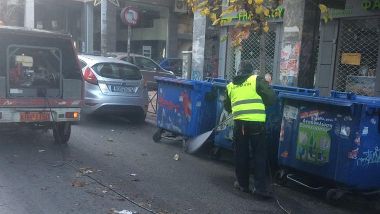 Στο Παγκράτι η Κυριακάτικη παρέμβαση καθαριότητας του Δήμου Αθηναίων