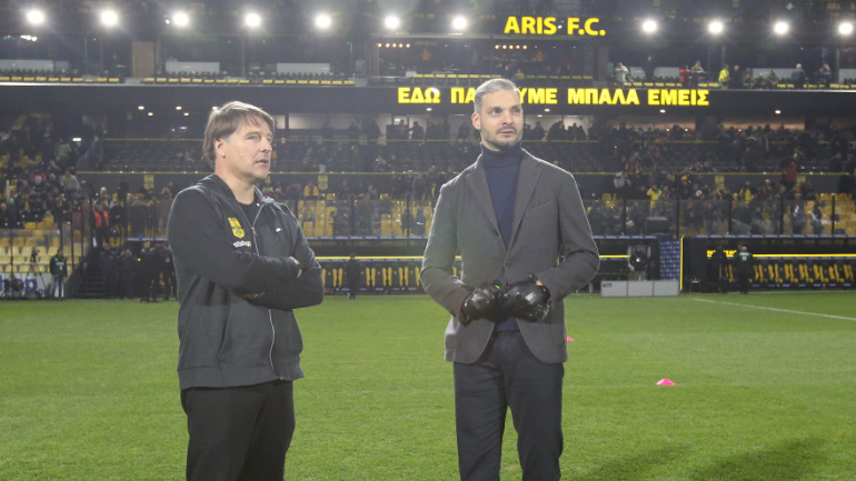 Άρης: Σε θετικό κλίμα η συνάντηση Καρυπίδη-Χαριστέα με τον Ένινγκ για την ανανέωση