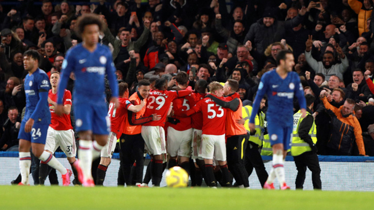 Αγγλία: Νικήτρια στο Λονδίνο η Μάντσεστερ Γιουνάιτεντ, 2-0 την Τσέλσι