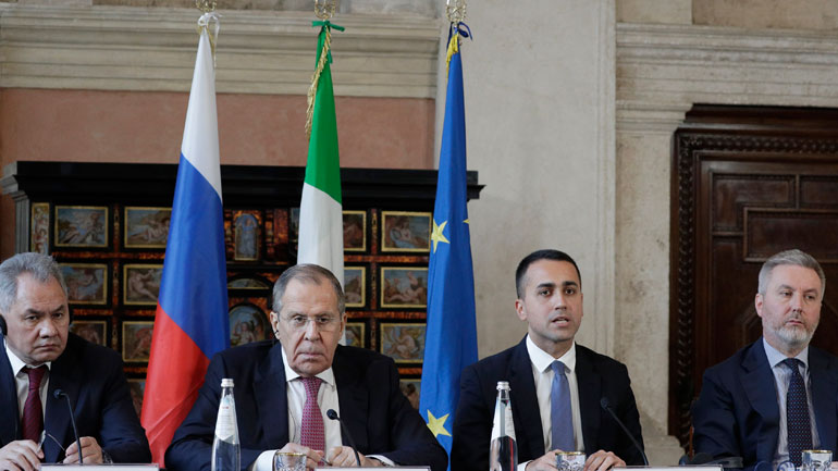 Συνάντηση Λουίτζι Ντι Μάιο – Λαβρόφ στη Ρώμη