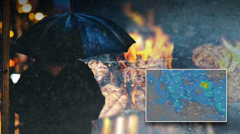 Τσικνοπέμπτη με καταιγίδες και παγωνιά