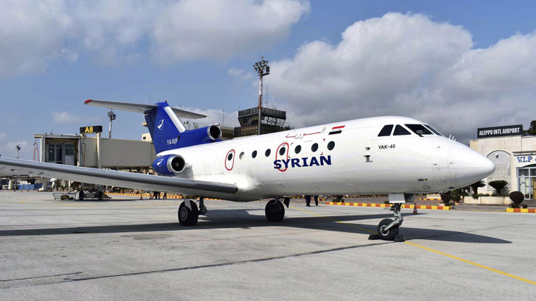 Συρία: Επαναλειτούργησε για πρώτη φορά μετά το 2012 το αεροδρόμιο του Χαλεπιού