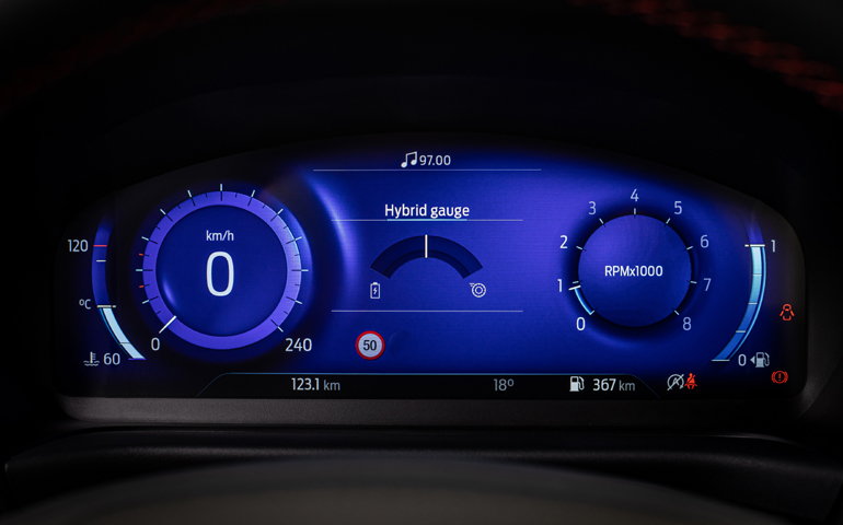 Ο ψηφιακός πίνακας οργάνων έχει διάμετρο 12,3 ίντσες 