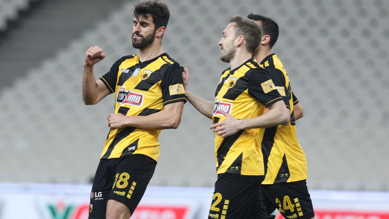 Με άνεση στα ημιτελικά του Κυπέλλου η ΑΕΚ, 4-0 τον Παναιτωλικό