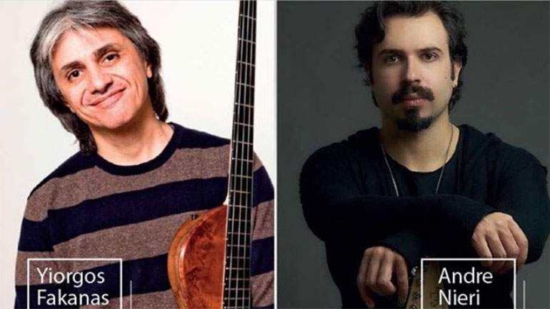 Ο «μάγος» της ηλεκτρικής κιθάρας Andre Nieri με το «Yiorgos Fakanas Group» στο «Αθηνά Live»