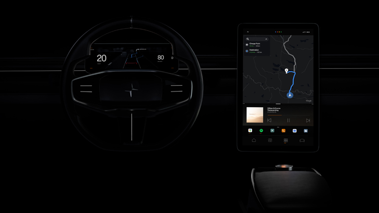 H Polestar λανσάρει το πιο προηγμένο σύστημα πολυμέσων