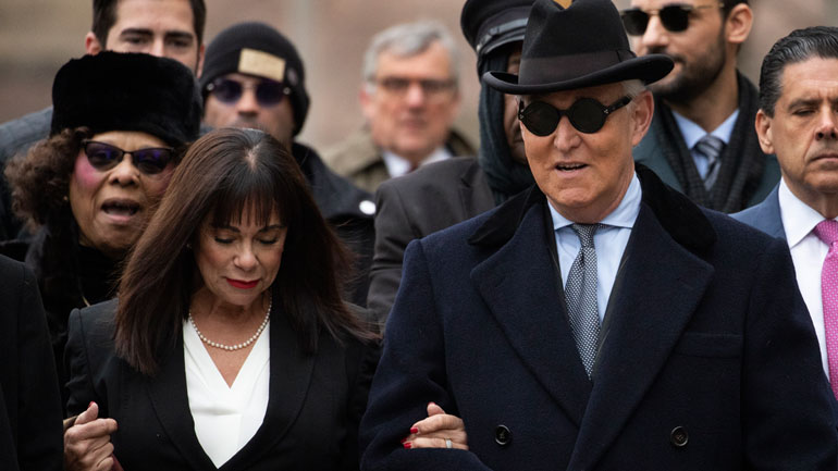 Ποινή φυλάκισης στον Ρότζερ Στόουν για ψευδή κατάθεση στο Κογκρέσο