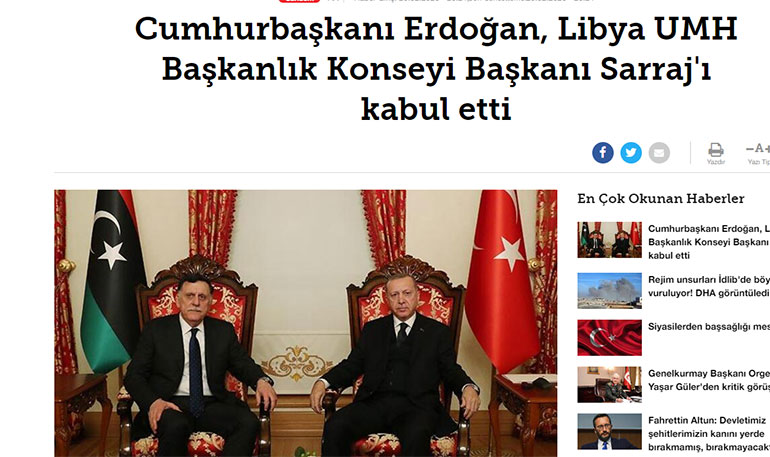 Το άρθρο της τουρκικής εφημερίδας Ηurriyet για τη συνάντηση Ερντογάν - Σάρατζ