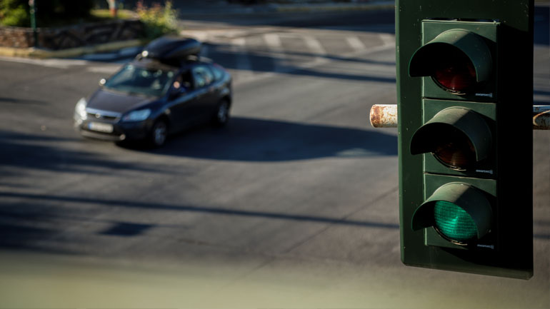 Κυκλοφοριακά προβλήματα στην Κατεχάκη λόγω τροχαίου