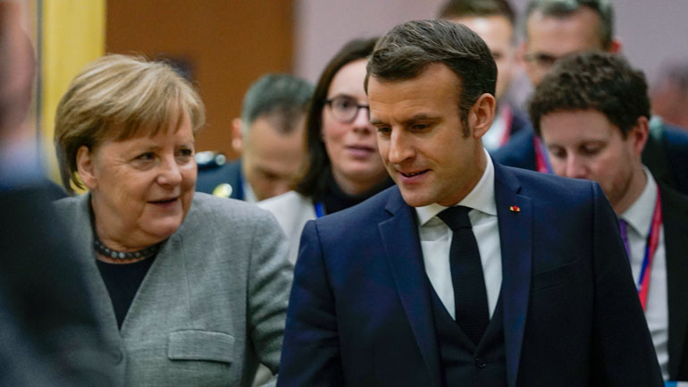 Πολιτική λύση στη Συρία ζητούν οι ηγέτες Γαλλίας και Γερμανίας από τον Ερντογάν