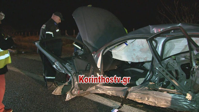 Εικόνες σοκ από θανατηφόρο τροχαίο στην Αθηνών-Κορίνθου