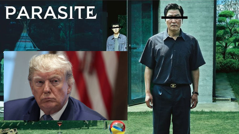 Πυρά Τραμπ για τα «Παράσιτα»: «Τι στον διάβολο ήταν αυτό με τη Νότια Κορέα; Της δίνουν και βραβείο»