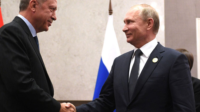 Επικοινωνία Ερντογάν-Πούτιν – Σε περιορισμό του καθεστώτος Άσαντ στο Ιντλίμπ καλεί ο Τούρκος πρόεδρος